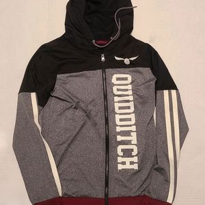Harry Potter Zip-Up Quidditch Hoodie